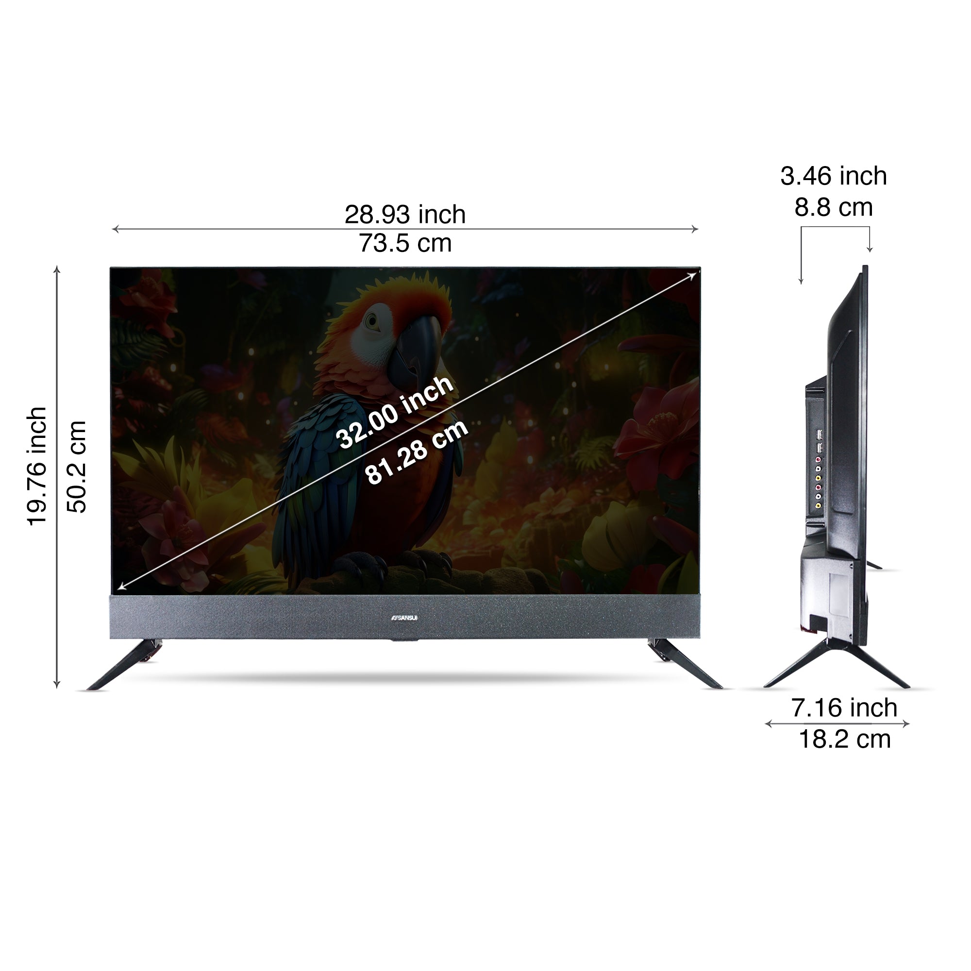 Sansui 80cm (32 Inch) Coolita QLED TV