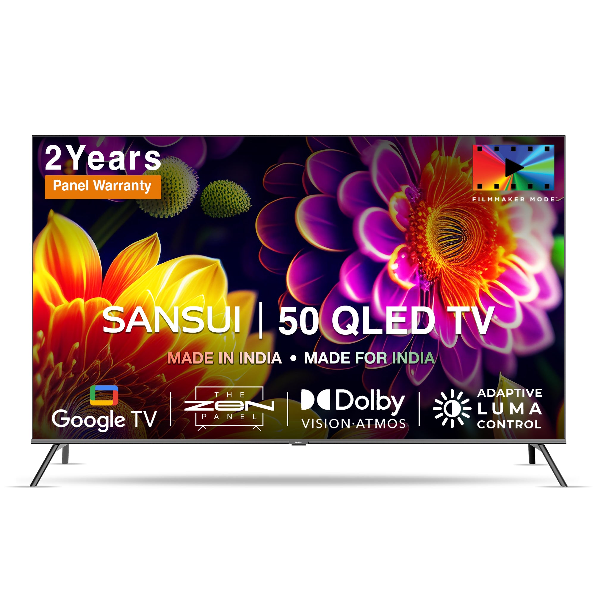 Sansui 127 cm (50 inches) QLED (4K) Google TV