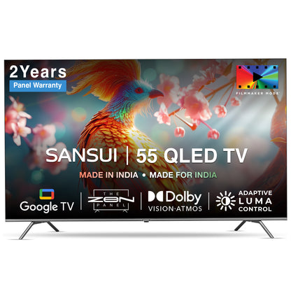 Sansui 140 cm (55 inches) QLED (4K) Google TV