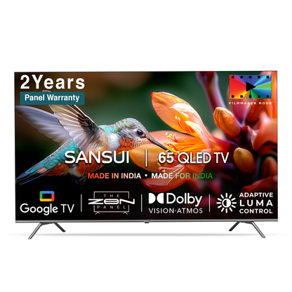 Sansui 165cm (65 inches) QLED (4K) Google TV