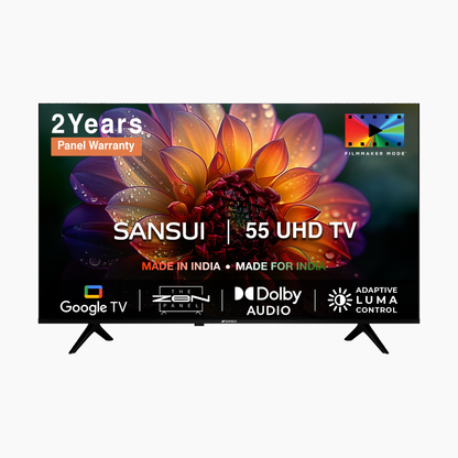 Sansui 55 Inch Ultra HD 4K Google TV with  Dolby Vision, Dolby Audio