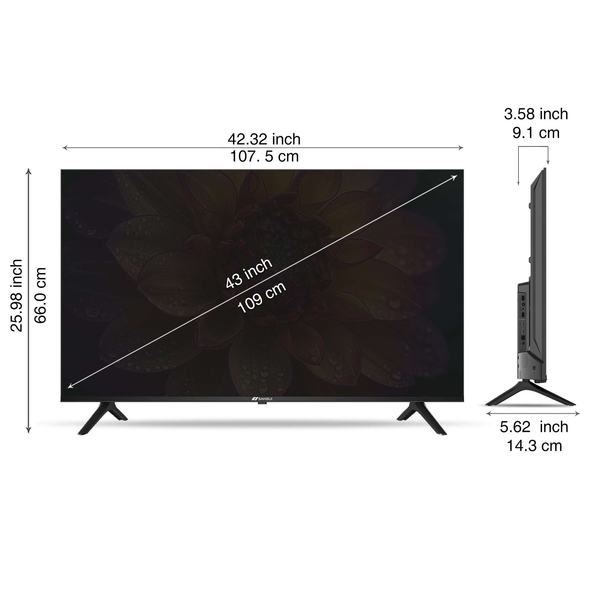 Sansui 43 Inch Ultra HD 4K Google TV - Dolby Sound | Sansui India