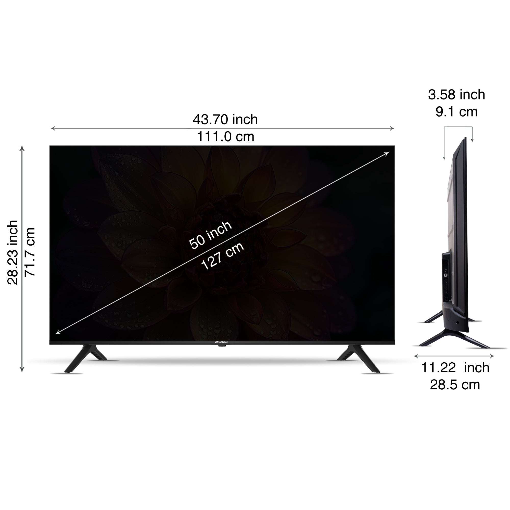 Sansui 50 Inch Ultra HD 4K Google TV - Dolby Audio| Sansui India