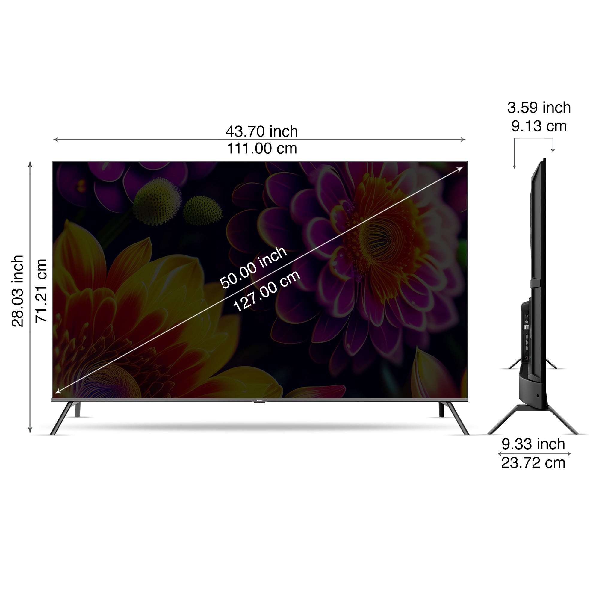 Sansui 127 cm (50 inches) QLED (4K) Google TV