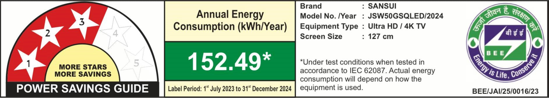 Sansui 127 cm (50 inches) QLED (4K) Google TV