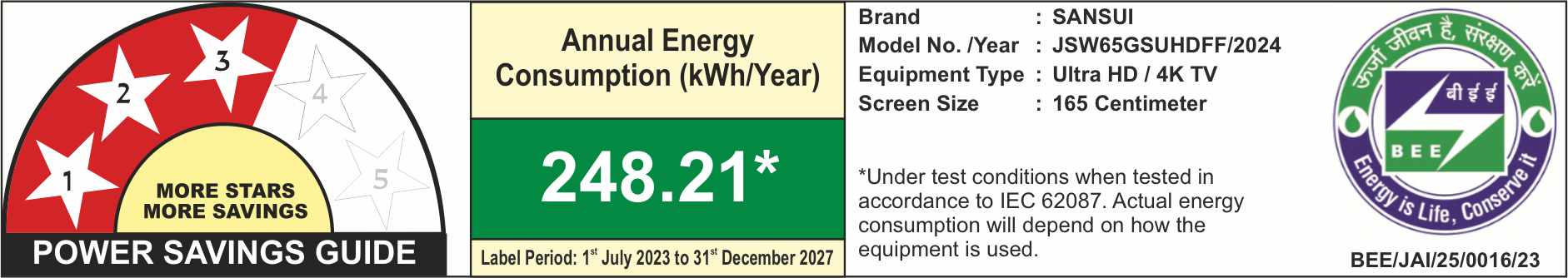 Sansui 165cm (65 inches) Ultra HD (4K) Far Field Google TV